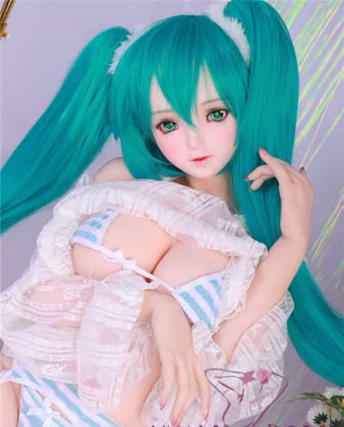 高級TPE製 145cm D-CUP 小音（xiaoyin）实体娃娃 体重25kg 肌色＆眼球色＆メイクは宣材写真と同じ