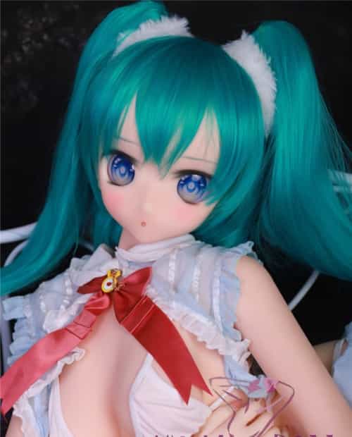 高級TPE製 145cm B-CUP 小音（二次元バージョン）实体娃娃 体重25kg 肌色＆眼球色＆メイクは宣材写真と同じ