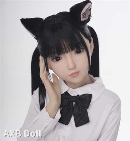 140cm 半身 GE15（Momo）硅胶头娃娃头+TPE身体 实体娃娃 AXB Doll  身体はリアルメイク付き