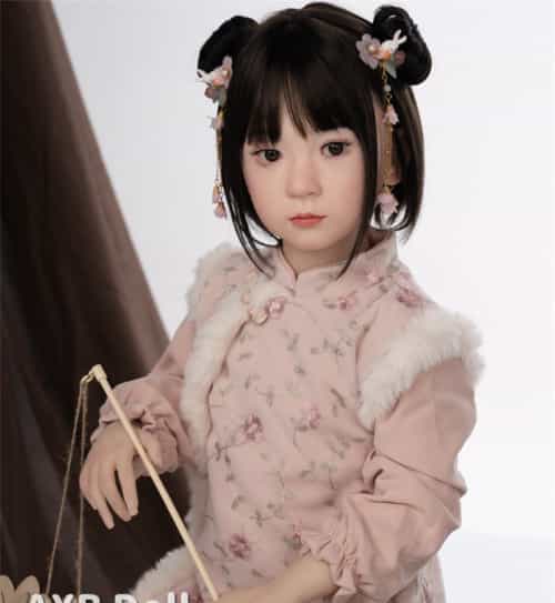 GB05R头部 110cm 平胸 シリコン製娃娃头+TPE身体 实体娃娃 AXB Doll