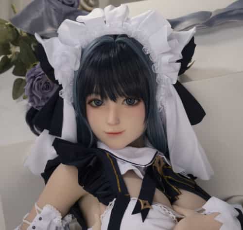 140cm バスト大 GD22 最新作硅胶头娃娃头+TPE身体 实体娃娃 AXB Doll  身体はリアルメイク付き