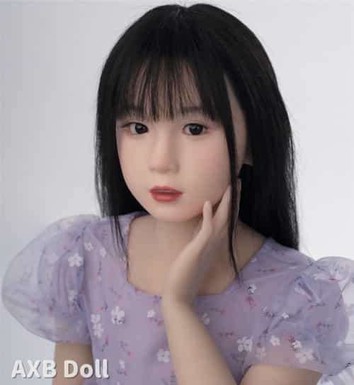 GB09头部 120cm 平胸 シリコン製娃娃头+TPE身体 实体娃娃 AXB Doll